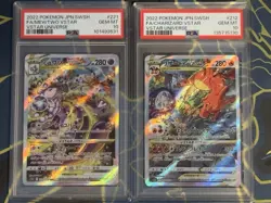 PSA 10 Charizard VSTAR 212/172 Mewtwo VSTAR 221/172 SAR Universe Japan Pokemon - Image 1
