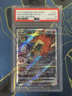 PSA 10 Charizard VSTAR 212/172 Mewtwo VSTAR 221/172 SAR Universe Japan Pokemon - Image 3