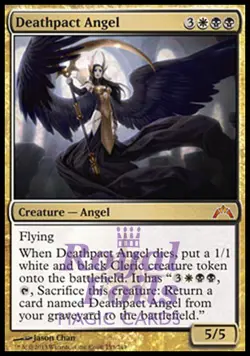 Deathpact Angel 1x FOIL GTC MTG Gatecrash Mythic MINT white black - Image 1