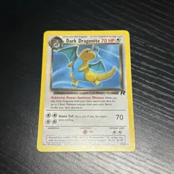 Pokemon TCG Dark Dragonite Team Rocket 22/82 Rare Regular 70 HP Stage 2 2000 - Image 1