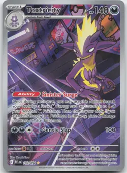 TOXTRICITY 103/094 ILLUSTRATION RARE PHANTASMAL FLAMES POKEMON HOLO NM - Image 1