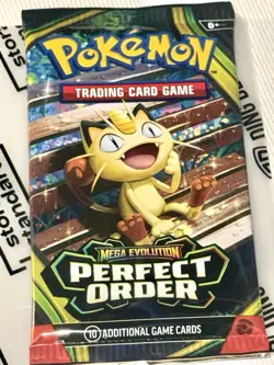 Pokemon Perfect Order Pack SEALED 🔥 Fresh Pull ⚡ Potential Chase 🎯 Art b6 - Image 1
