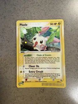 Plusle - 8/97 Pokemon Dragon - Holo Rare E Reader MP ⚡ - Image 1