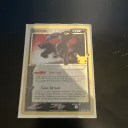 Pokemon Umbreon Star 17/17 Celebrations Holo 70HP Feint Attack - Image 1