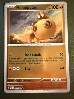 Pokemon TCG Hippopotas 39/88 Perfect Order ME3 Reverse Holo NM - Image 1