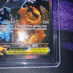 2025 Pokemon Phantasmal Flames MEGA CHARIZARD X EX #125/094 SIR English - Image 5