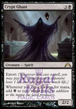 Crypt Ghast 1x FOIL GTC MTG Gatecrash Rare MINT black - Image 1