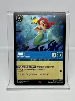 Disney Lorcana First Chapter-Ariel-Whoseit Collector-Non Foil #137/204 - Image 1
