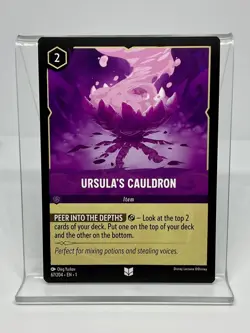 Disney Lorcana First Chapter-Ursula’s Cauldron-Item--Non Foil #67/204 - Image 1