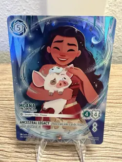 ~Disney Lorcana ICONIC Moana Curious Explorer 242/204 - Image 1