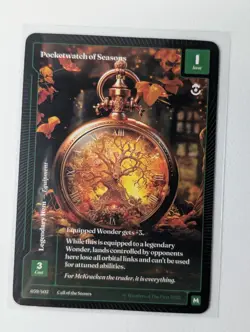 Wonders of The First Pocketwatch of Seasons Mythic Rare Call Of The Stones 039 - Image 1