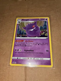 Pokemon Gengar Black Star Promo TCG SWSH052 Holo Card NM Condition Rare Holo - Image 1