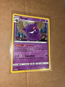 Pokemon Gengar Black Star Promo TCG SWSH052 Holo Card NM Condition Rare Holo - Image 2
