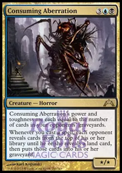 Consuming Aberration 1x FOIL GTC MTG Gatecrash Rare MINT blue black - Image 1