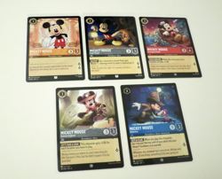 Disney Lorcana Theme: Mickey Mouse Theme Lot of 5 cards - Image 1