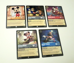Disney Lorcana Theme: Mickey Mouse Theme Lot of 5 cards - Image 2