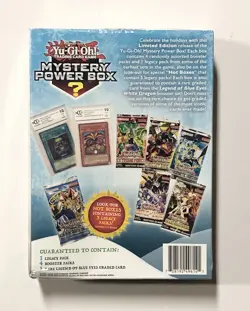 Yu-Gi-Oh Yugioh Mystery Power Box Holiday Edition Factory Sealed Graded LOB Card - Image 2