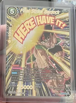 Dragon Ball Super Card Final Strike Bardock Clash of Fates SPR TB3-019 - Image 1