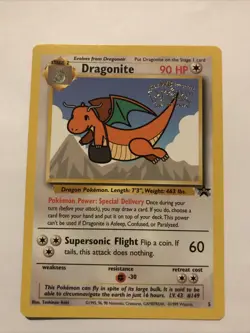 Pokemon TCG Dragonite Black Star Promo Card #5 - Image 1