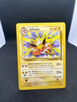 Jolteon 20/64 Jungle Pokemon TCG MP+ Vintage Card - Image 1