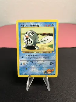 Misty's Poliwag 087/132 Pokemon Gym Heroes Vintage Trading Card - Image 1