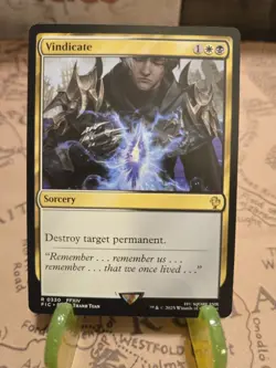 MTG Vindicate Commander: FINAL FANTASY Regular Rare NM - Image 1