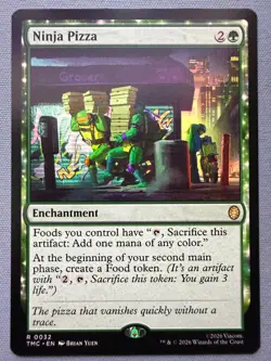 Ninja Pizza #32 - NM - Commander: Teenage Mutant Ninja Turtles MTG TMNT TMC #32 - Image 1