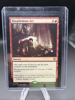 Blasphemous Act Lorwyn Eclipsed Commander Magic MTG - Image 1