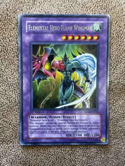 Elemental Hero Flame Wingman TLM-EN035 Ultra 1st Edition Yu-Gi-Oh! NEAR MINT - Image 1