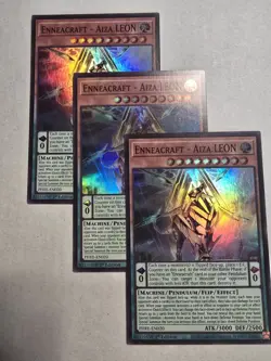 3x Enneacraft - Aiza.LEON 1st Edition Super Rare PHRE-EN020 Yu-Gi-Oh! - Image 1