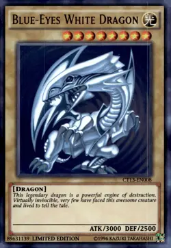 Yu-Gi-Oh! Blue-Eyes White Dragon Limited CT13-EN008 Ultra Rare NM/LP x1 - Image 1