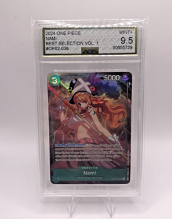2024 ONE PIECE NAMI ALT ART OP02-036 AGS 9.5 - Image 1