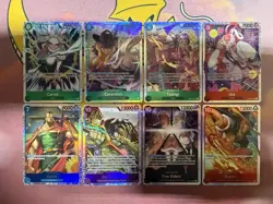 One Piece SR Foil 8 Card Lot - English NM - Image 1