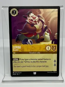 Disney Lorcana First Chapter-Lefou-Bumbler-Non Foil #8/204 - Image 1