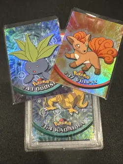 topps pokemon cards Kadabra Foil-Oddish-Vulpix - Image 1