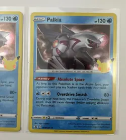Pokemon Celebrations 25th Anniversary 2 Card Lot Palkia x2 TCG - Image 3