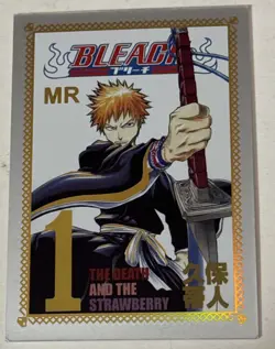 DEATH AND THE STRAWBERRY 1 MR MR-24 Bleach CCG TCG Anime Collectible Card - Image 1