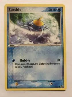 Surskit 14/17 Common Pokemon POP Series 1 Card - Image 1