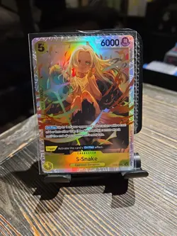 S-Snake OP08-112 SR ONE PIECE Tcg Card Game NM YELLOW English Nm - Image 1
