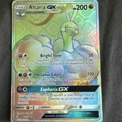 Altaria GX Dragon Majesty Holo Card 72/70 Secret Edition - Image 3