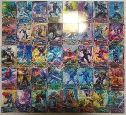 Lot of 40 Japanese Kamen Rider Battle: Ganbarizing Rare Card Set - Image 1