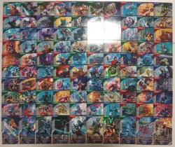 Lot of 100 Japanese Kamen Rider Battle: GANBA LEGENDS Normal & Rare Card Set - Image 1