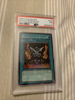 YUGIOH 2004 • BLACK LUSTER RITUAL • PSA 7 GRADED CARD! - Image 2