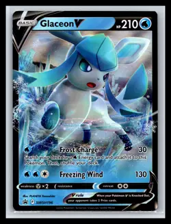 SWSH: Sword & Shield Promo Cards #SWSH196 Glaceon V - Image 1