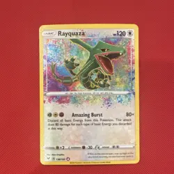 Pokemon Rayquaza Swsh04 Vivid Voltage Amazing Rare Holo Card 138/185 2020 120 HP - Image 1