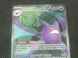 Team Rocket's Crobat ex 217/182 Destined Rivals Ultra Rare Holo Pokemon TCG Card - Image 3
