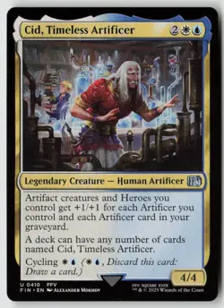 Cid, Timeless Artificer (0410) FINAL FANTASY (410) Normal - MTG - Image 1