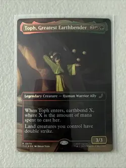 Toph, The Greatest Earthbender MTG Fullart Foil - Image 1