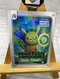Pikachu as Martian Manhunter Heroes & Villains Flash Edition Non-Pokemon Fan Art - Image 2