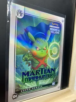 Pikachu as Martian Manhunter Heroes & Villains Flash Edition Non-Pokemon Fan Art - Image 5